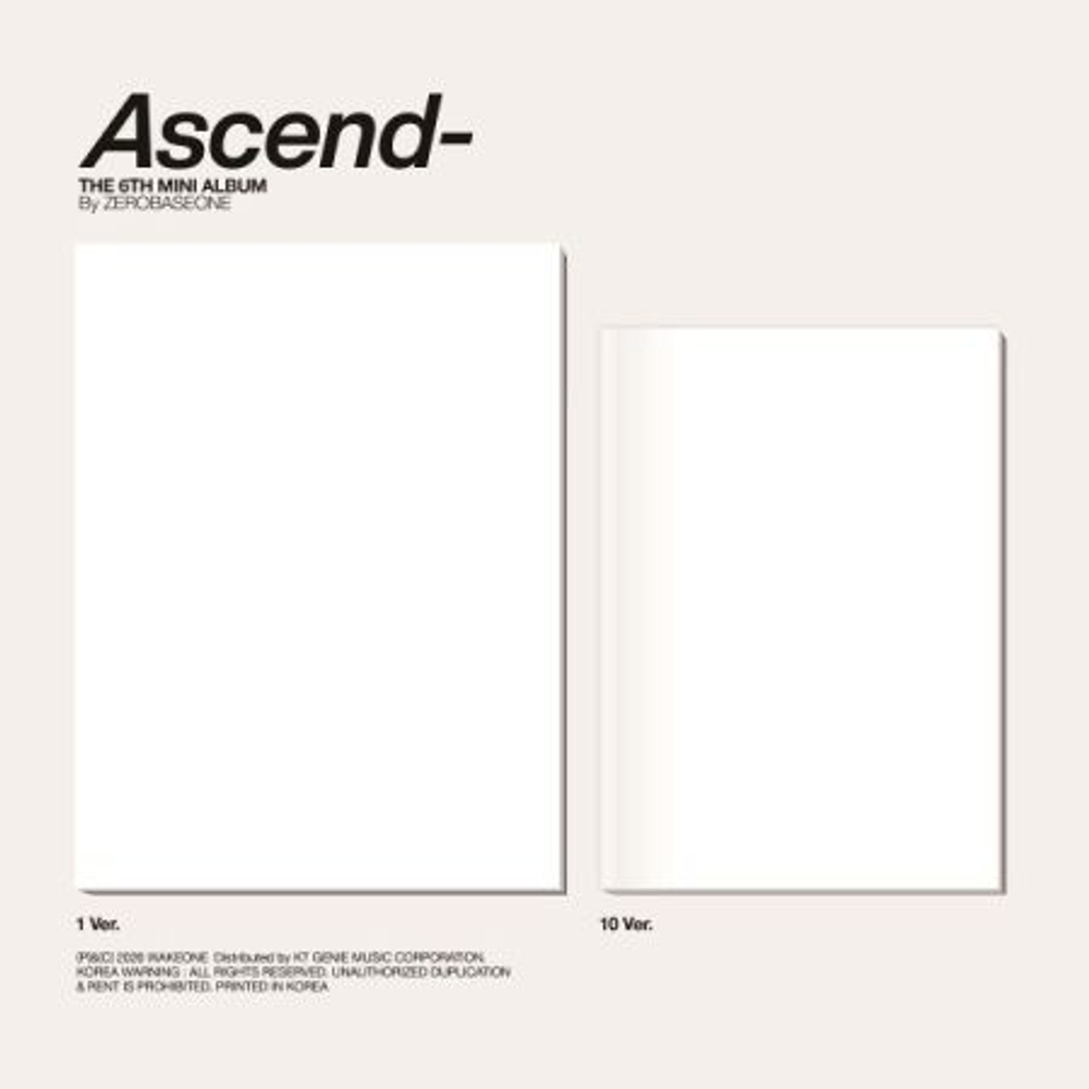 (ПРЕДЗАКАЗ) Альбом ZEROBASEONE - ASCEND- 6th Mini Album PHOTOBOOK 2 Version SET