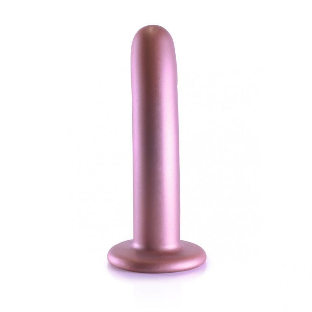 Розовый фаллоимитатор Smooth G-Spot - 15 см. (Цвет: розовый)