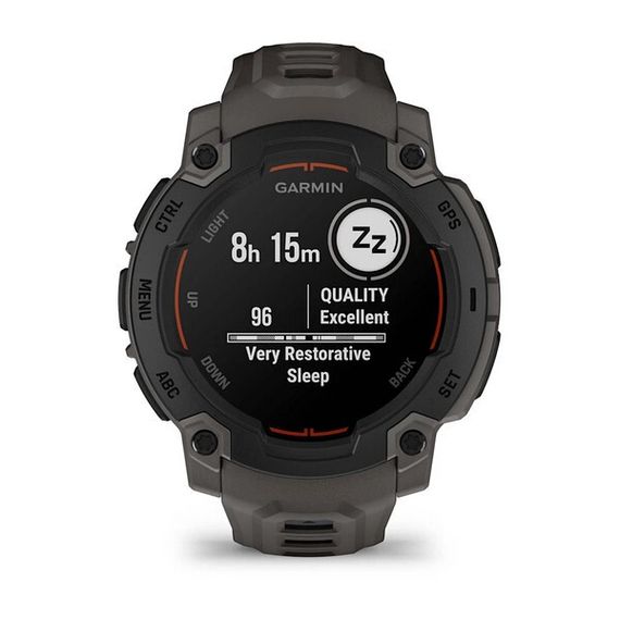 Умные часы Garmin Instinct E 45 mm Black with Charcoal Band (010-02933-00)