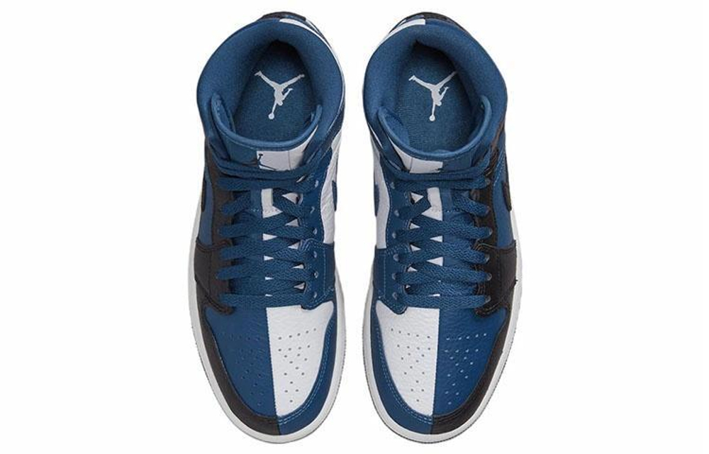 Кроссовки Jordan Air Jordan 1 Mid Split "French Blue" (Женская размерная сетка)