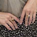 Кольцо Qudo FIRENZE 16.5 (G) Smoked Topaz 107001/40-5108 16.5 размер 16,5