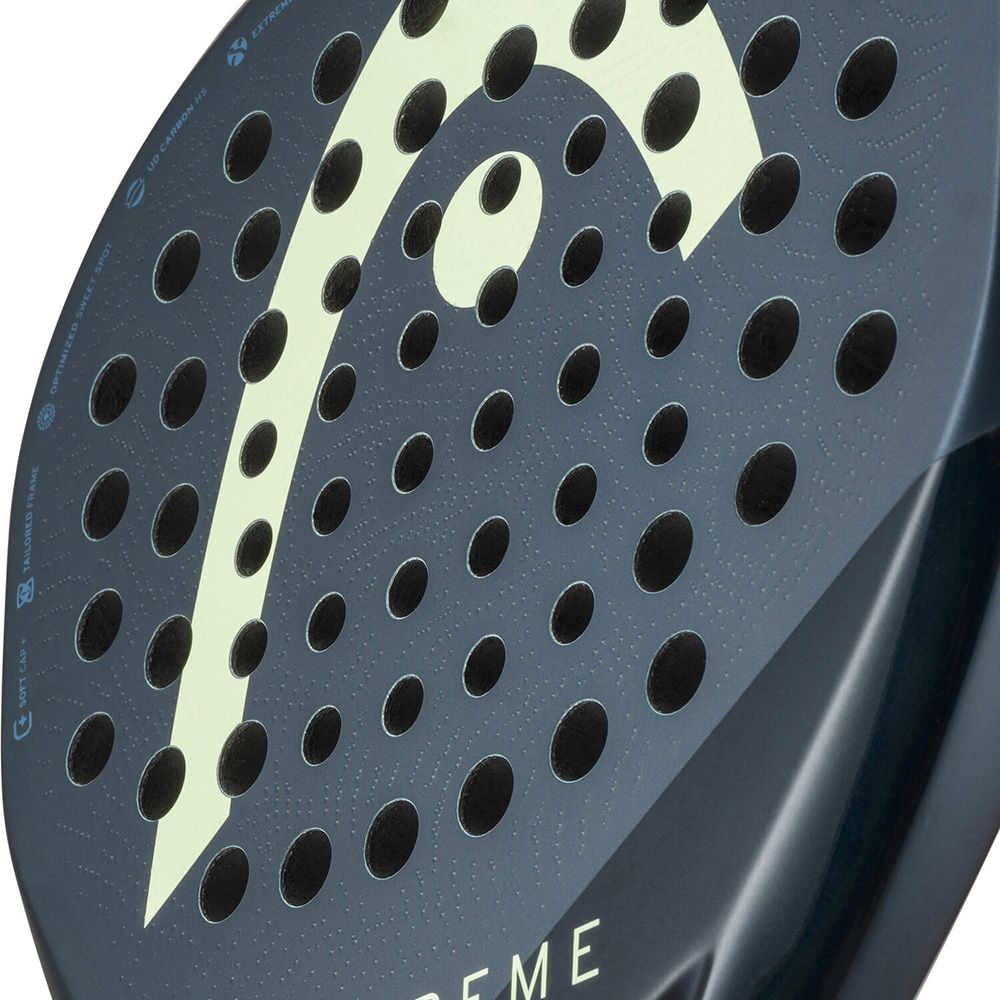 Ракетка для падела HEAD Extreme Pro 2025, 223125,для профессионалов, углородное волокно, темно-синий