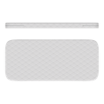 Матрас для дивана-кровати KIDI soft кокос/eco-foam/латекс 12 см (90*200 см)