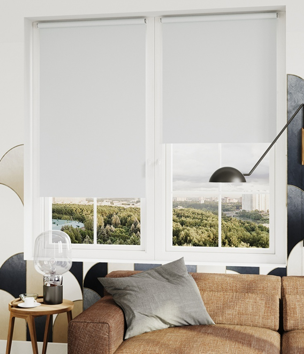 Рулонные шторы Лестер Белый