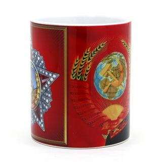 Кружка СССР Сталин / Орден Победы (1042)