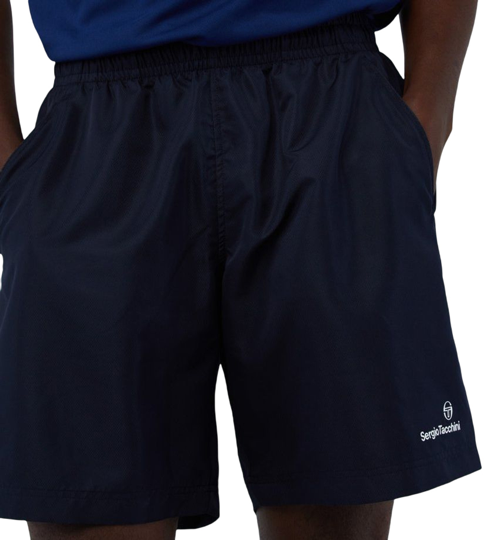 Мужские шорты теннисные Sergio Tacchini Rob Short - navy/white