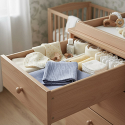 Пеленка муслин "Увядающая лаванда"