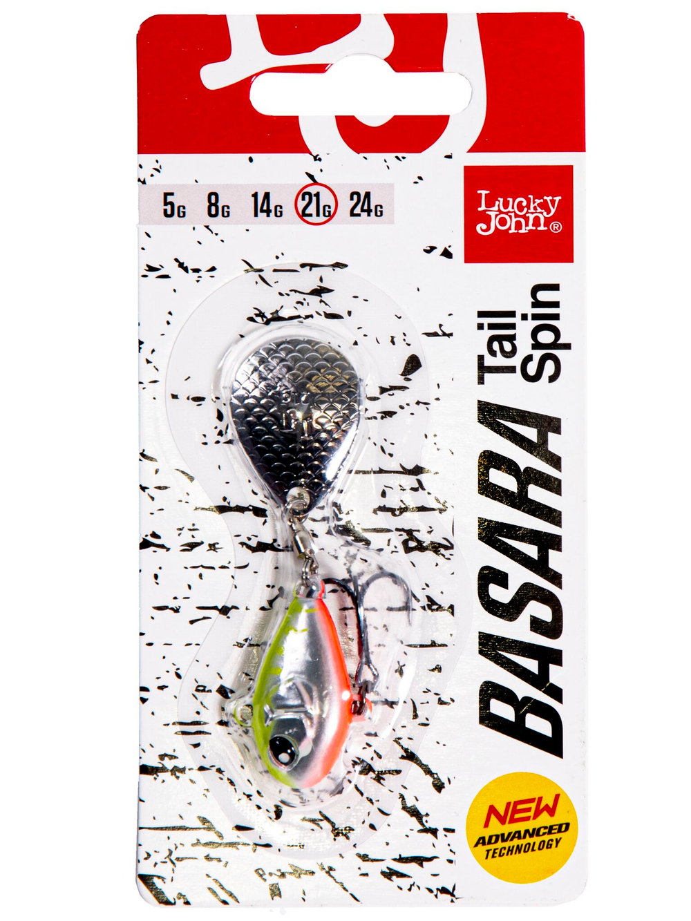 Тейл-спиннер Lucky John BASARA TAIL SPIN 21г, цвет 015