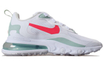 Nike Air Max 270 React retro shock absorption support low-cut casual running shoes for men and women with the same white, red and green