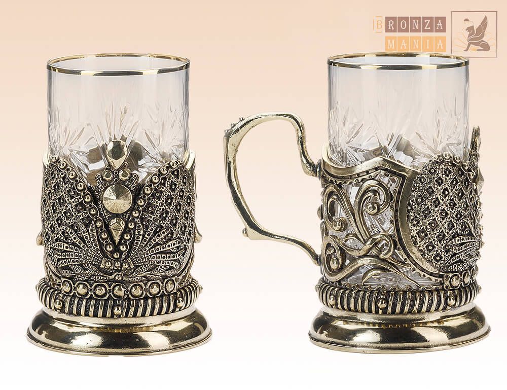 подстаканник Корона Российской Империи