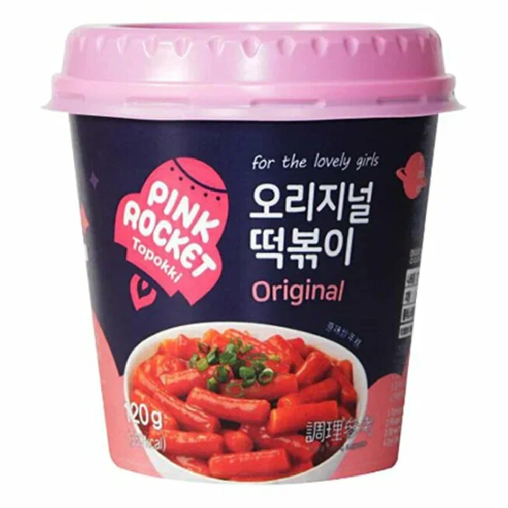 Токпокки__рисовые_клецки__оригинальный_вкус_Pink_Rocket_Topokki__120_гр