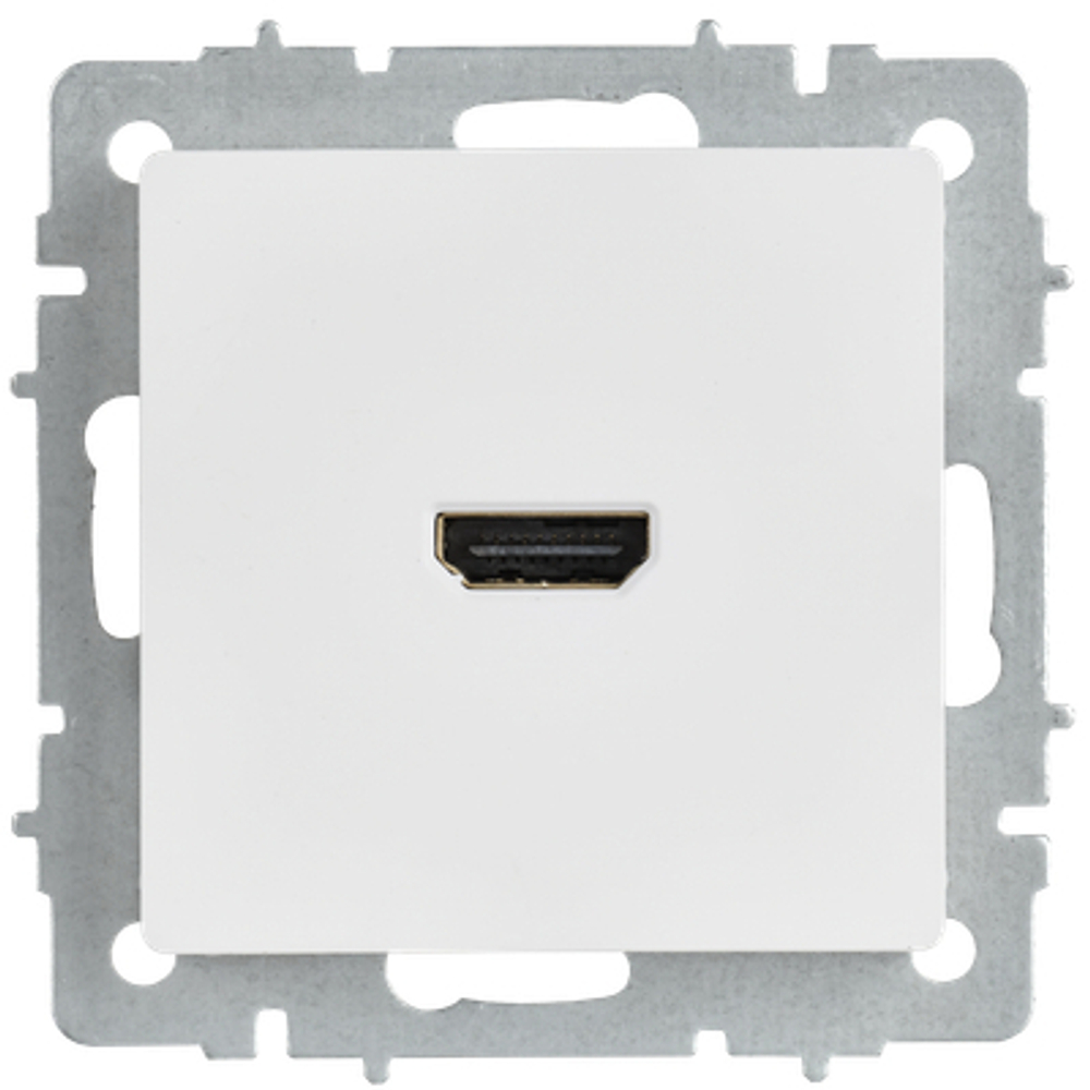 BRITE Розетка HDMI РHDMI-0-БрАБ арктический белый IEK
