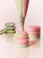 APRILSKIN Двухфазное средство: очищающий бальзам и пенка c розовым алоэ Pink Aloe Pack Cleanser 120 гр