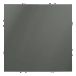 Выключатель встраиваемый VOLTUM S70 одноклавишный 10А, (титан)