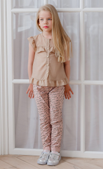 Брюки для девочки MINAKU, р.122, цвет розовый, 4283080