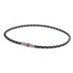 Ожерелье PHITEN RAKUWA NECKLACE X50 HIGH-END III, черно-серо-красное