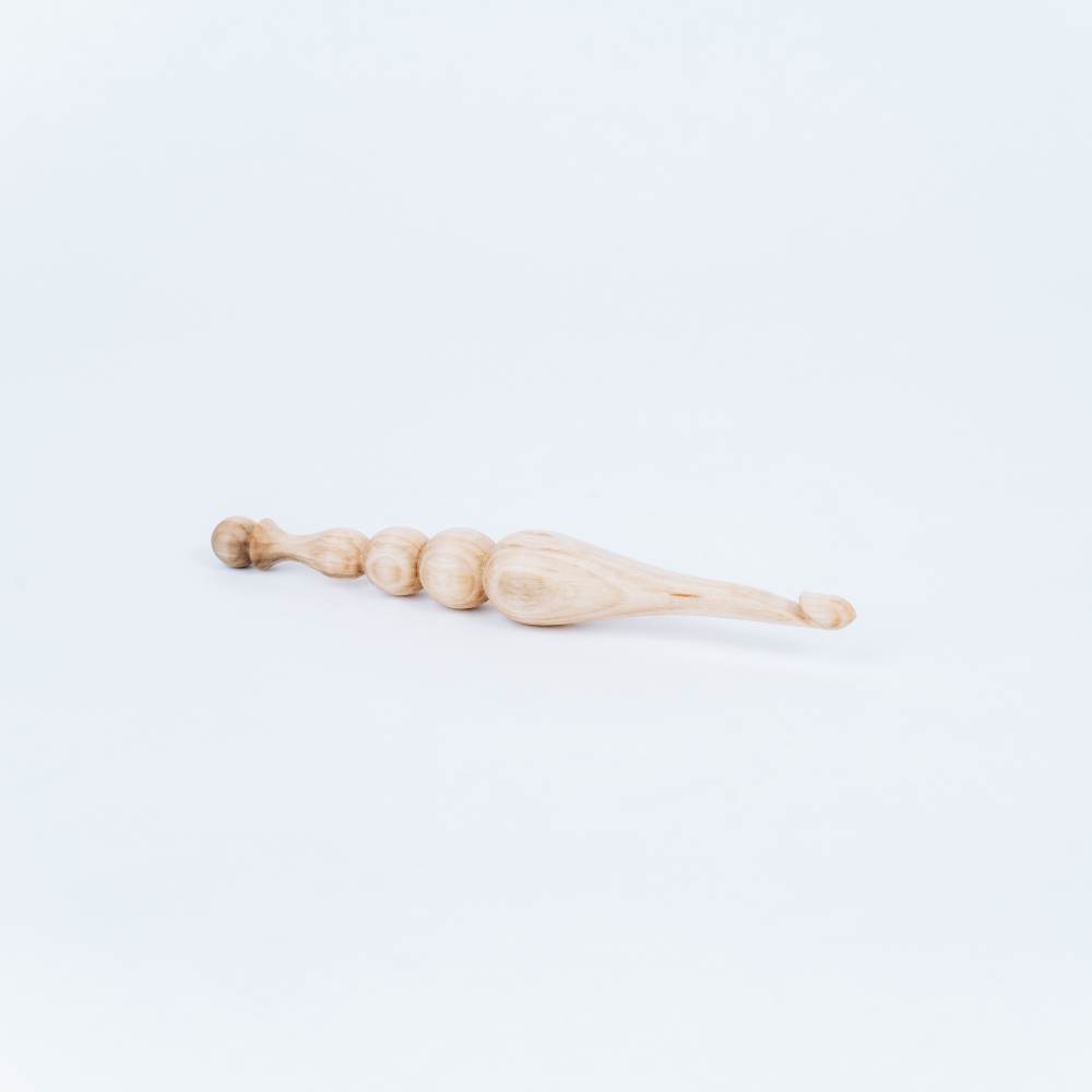 Деревянный крючок для вязания из древесины клена 8 мм. K193