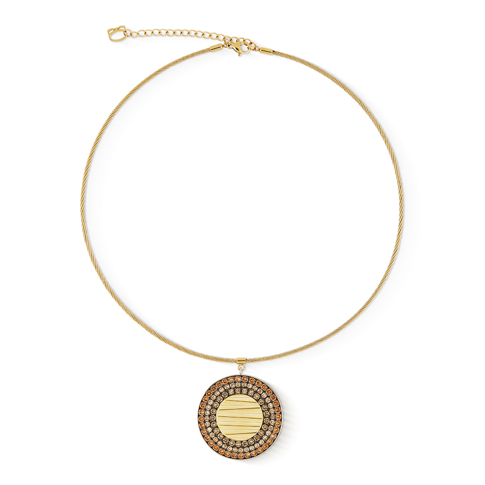 Колье Coeur de Lion Beige-Gold 2037/10-1016