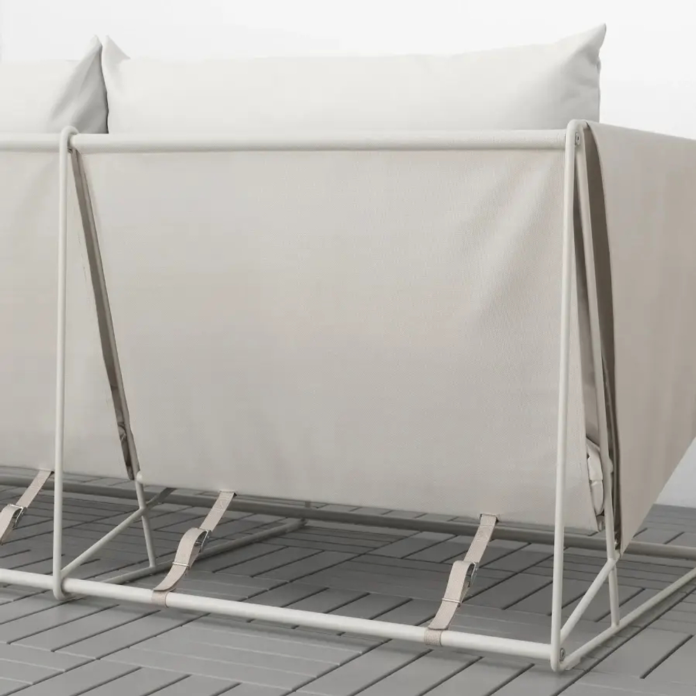 Диван садовый - IKEA HAVSTEN, 179x90x94см, белый, ХАВСТЕН ИКЕА