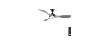 Люстра-вентилятор, черный/серое дерево 7702/24L LED 24Вт 3000-6000K D1320 пульт ДУ Viva LED SN24 Storm Sonex