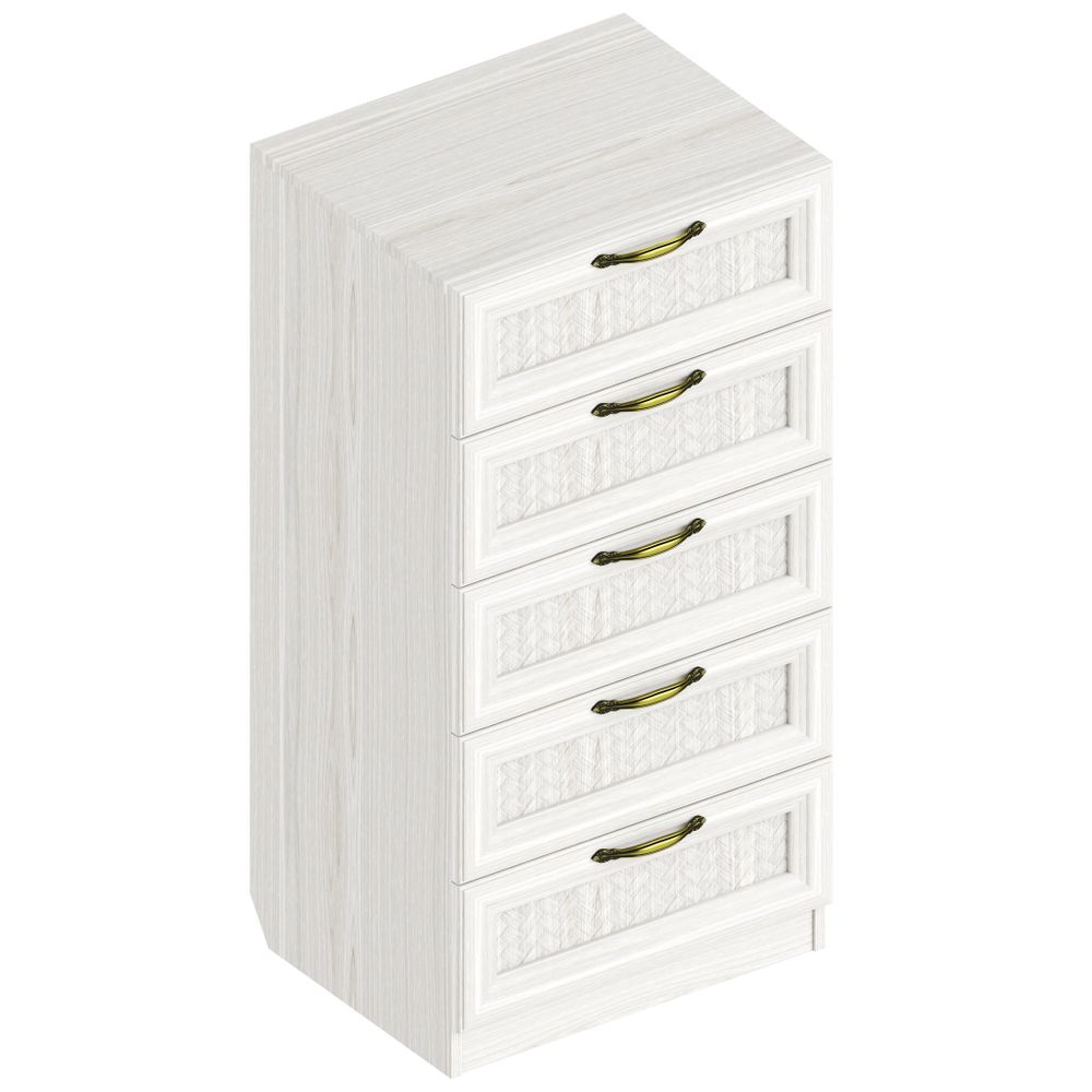 Комод с 5 ящиками "Александрия" СА-03 (бодега светлая)