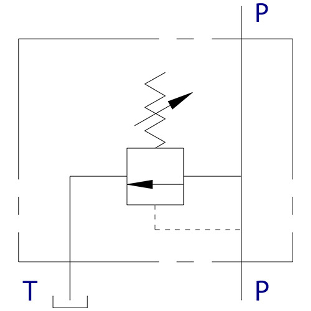 Клапан VMP 1/2" (50 - 250 bar)
