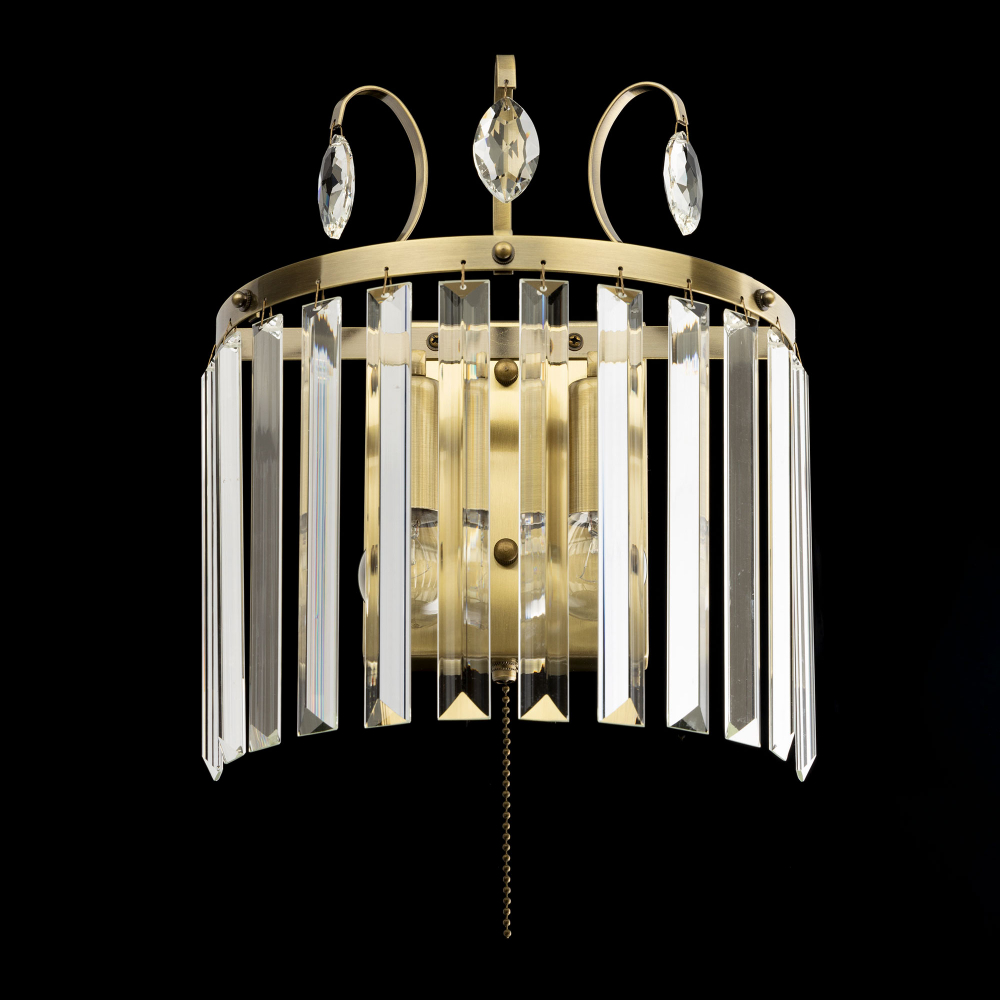 Citilux Инга CL335323 Бра хрустальное с выключателем Бронза