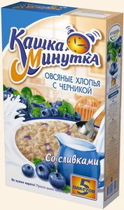 КАШКА МИНУТКА КУНЦЕВО ЧЕРНИКА И СЛИВКИ 215ГР