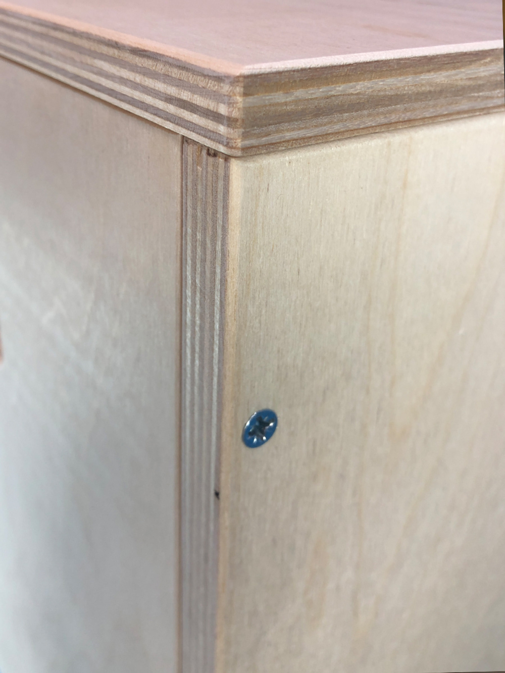 Ящик кейс органайзер для хранения до 100 виниловых пластинок (CUBE2) бежевый без крышки