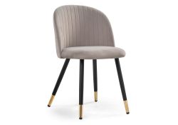 Стул на металлокаркасе Gabi latte / black / gold