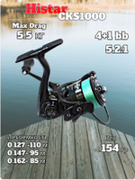 Катушка Histar CKS 1000 4+1 bb