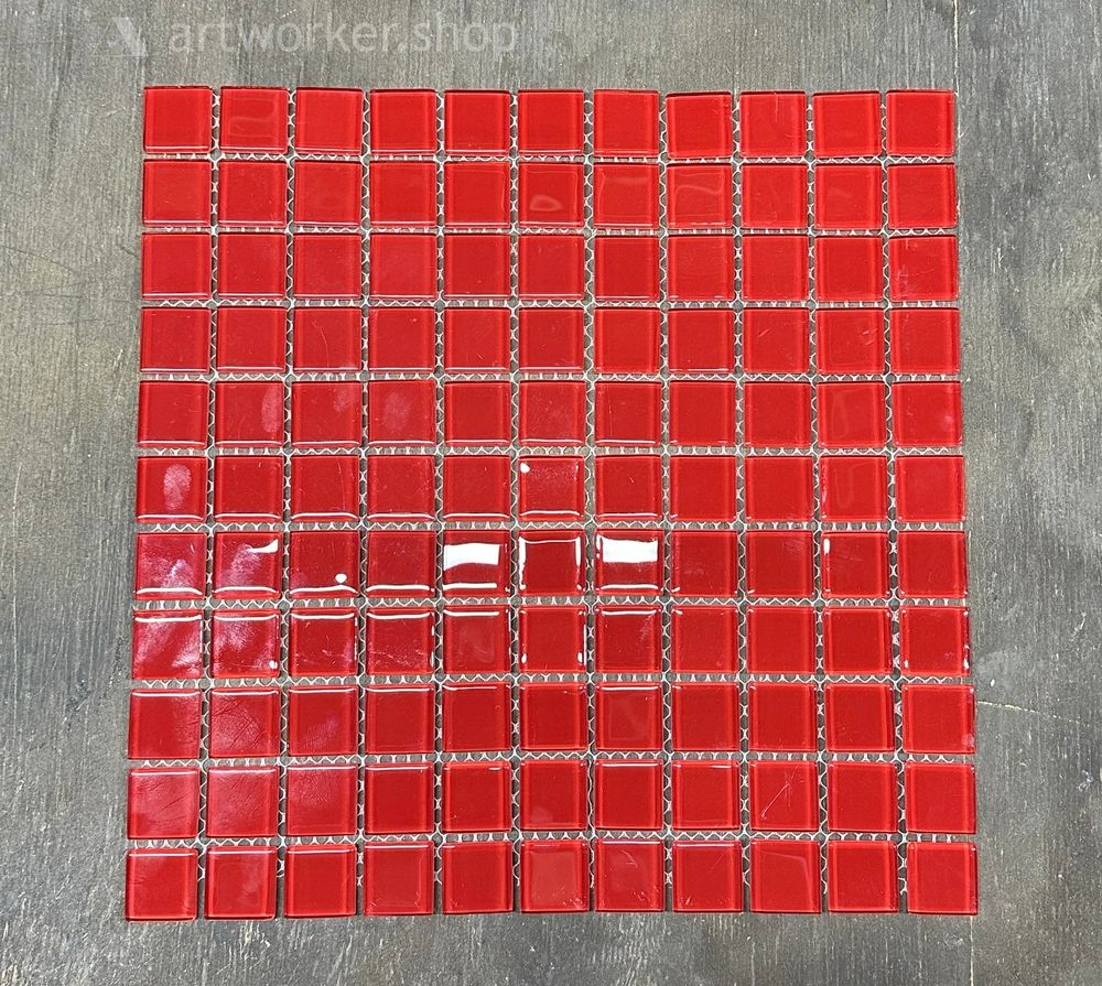 Мозаика NSmosaic Crystal Series JP-403 red (25x25x4) 30x30 красный