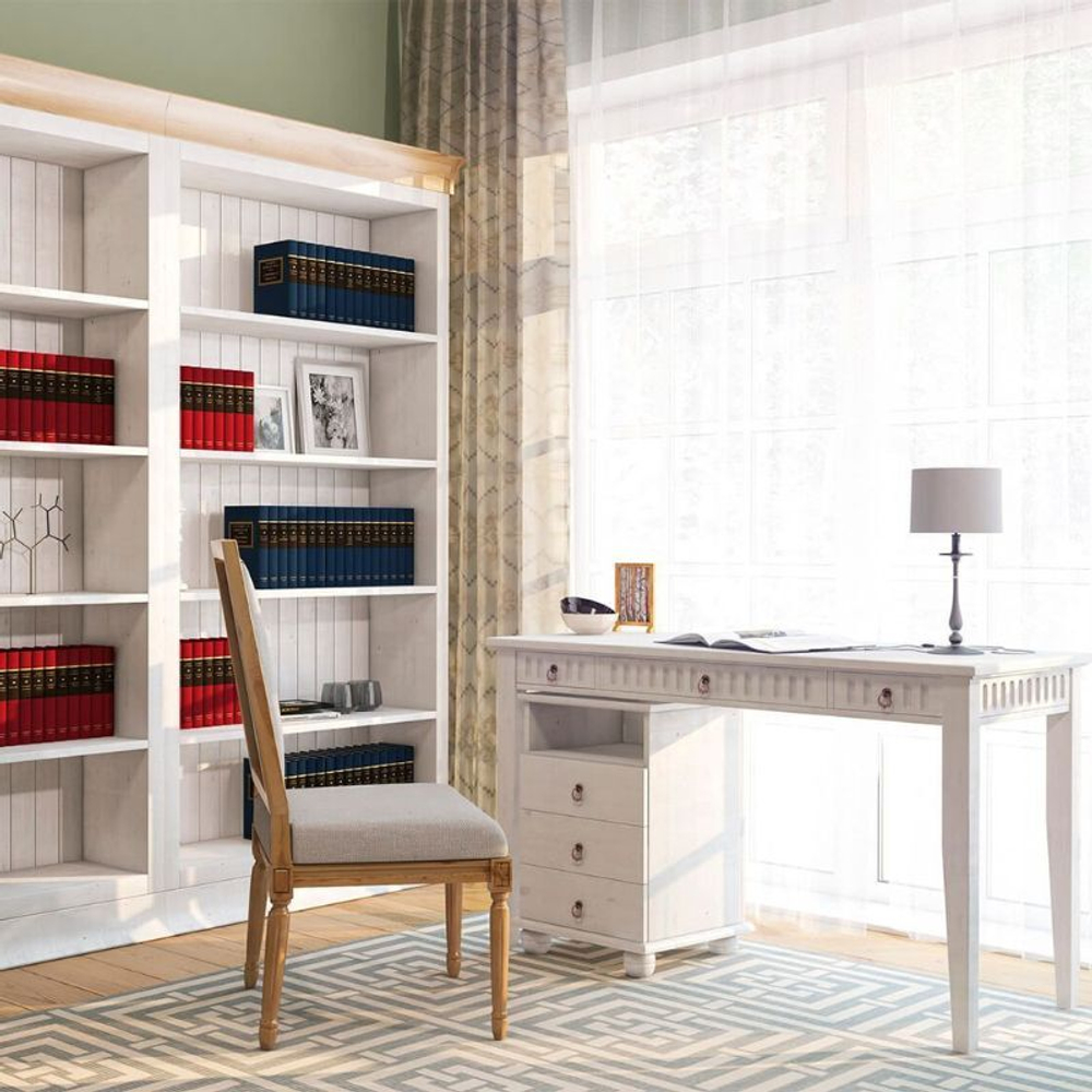 Тумба Хельсинки 03 (белый воск) в интерьере