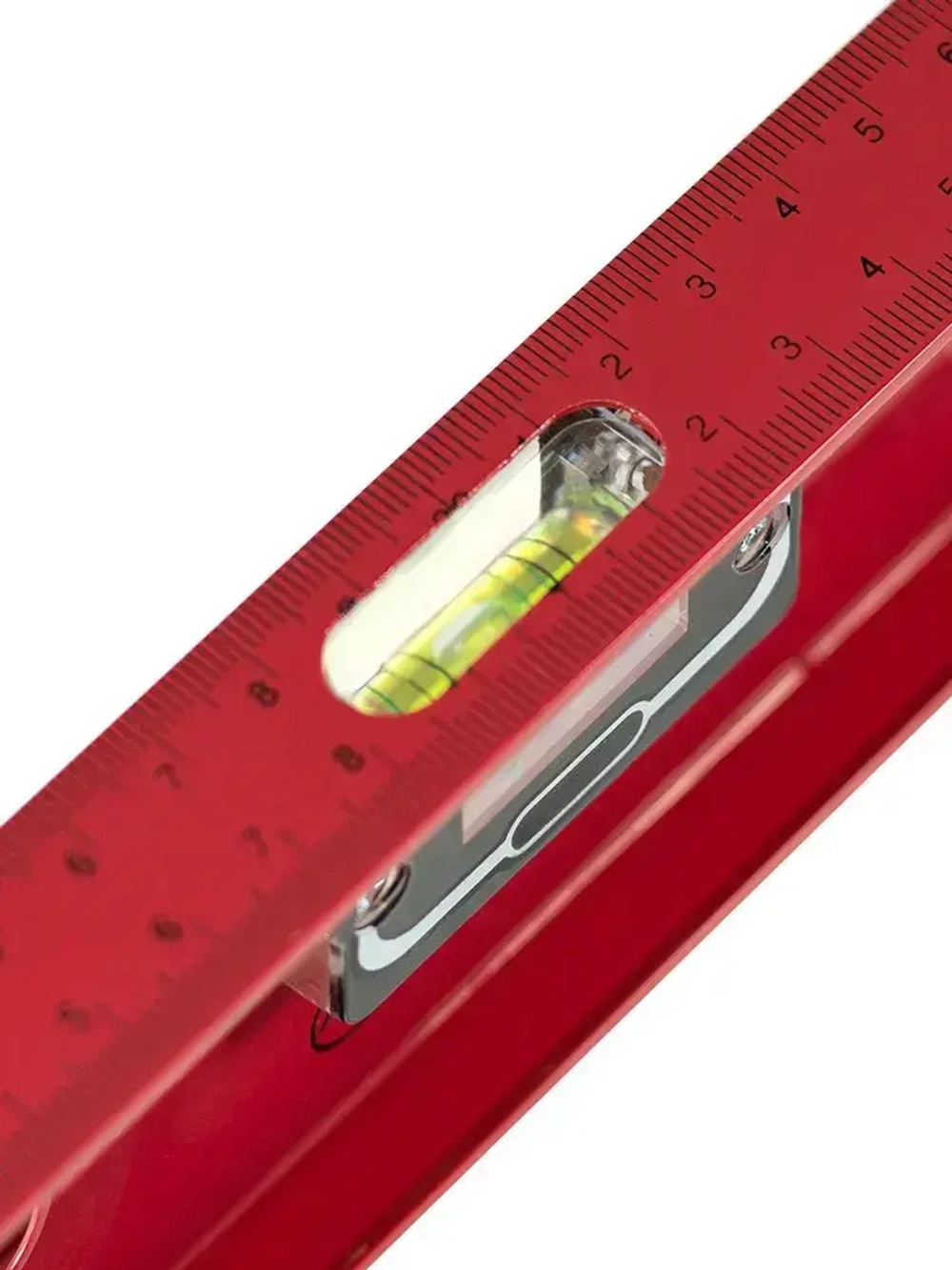 Уровень строительный красный 100 см Политех Инструмент