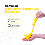 Playology жевательный канат DRI-TECH ROPE для собак мелких пород с ароматом курицы, маленький, цвет желтый