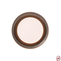 Набор тарелок Falkenporzellan Deluxe Shape - Rio Black Gold 22,5 см (6 шт)