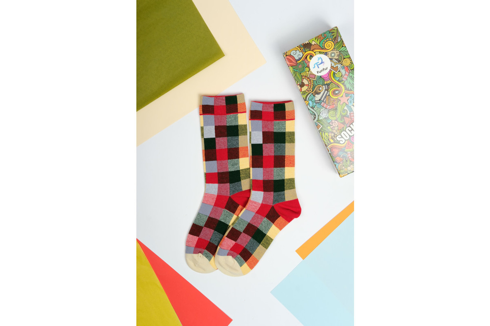 Носки Funfur Quadro в наборе 5 пар