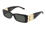 Balenciaga Eyewear Dynasty Rectangular Frame Sunglasses