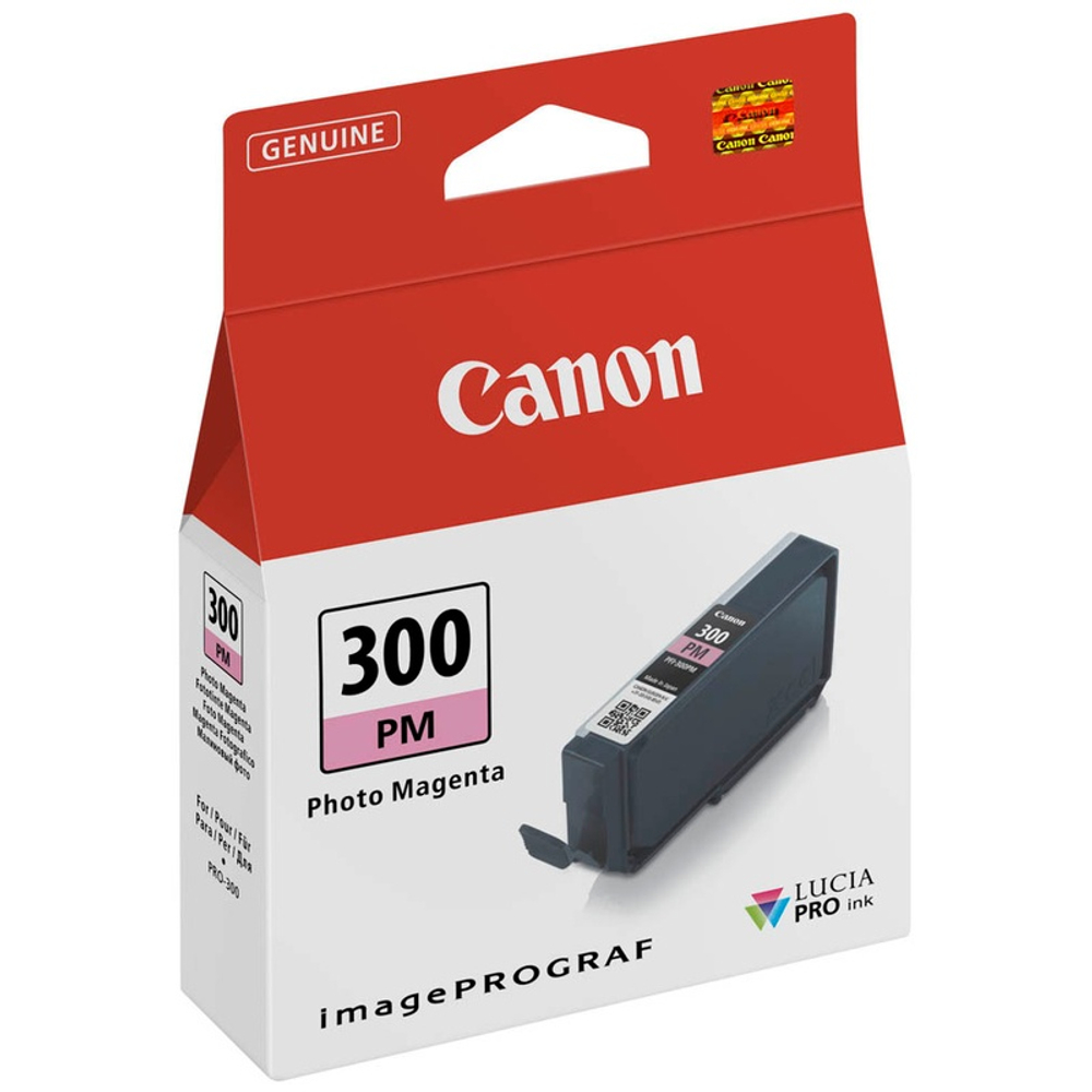 Картридж Canon PFI-300PM для imagePROGRAF Pro-300, Photo magenta (14,4ml)