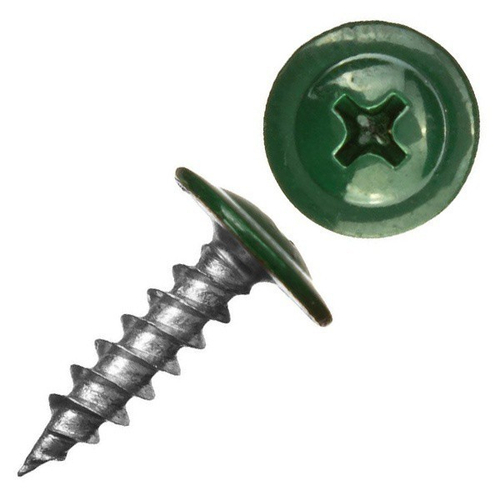 Саморез с пресс-шайбой острый 4,2*16 RAL 6002