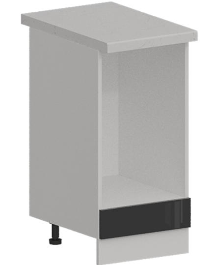 Кухня Модуль ШНД 450 Графит / Графит Глянец