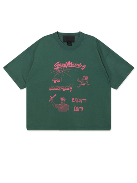 Футболка Кор. Рукав Good Morning Cops Vintage Tee