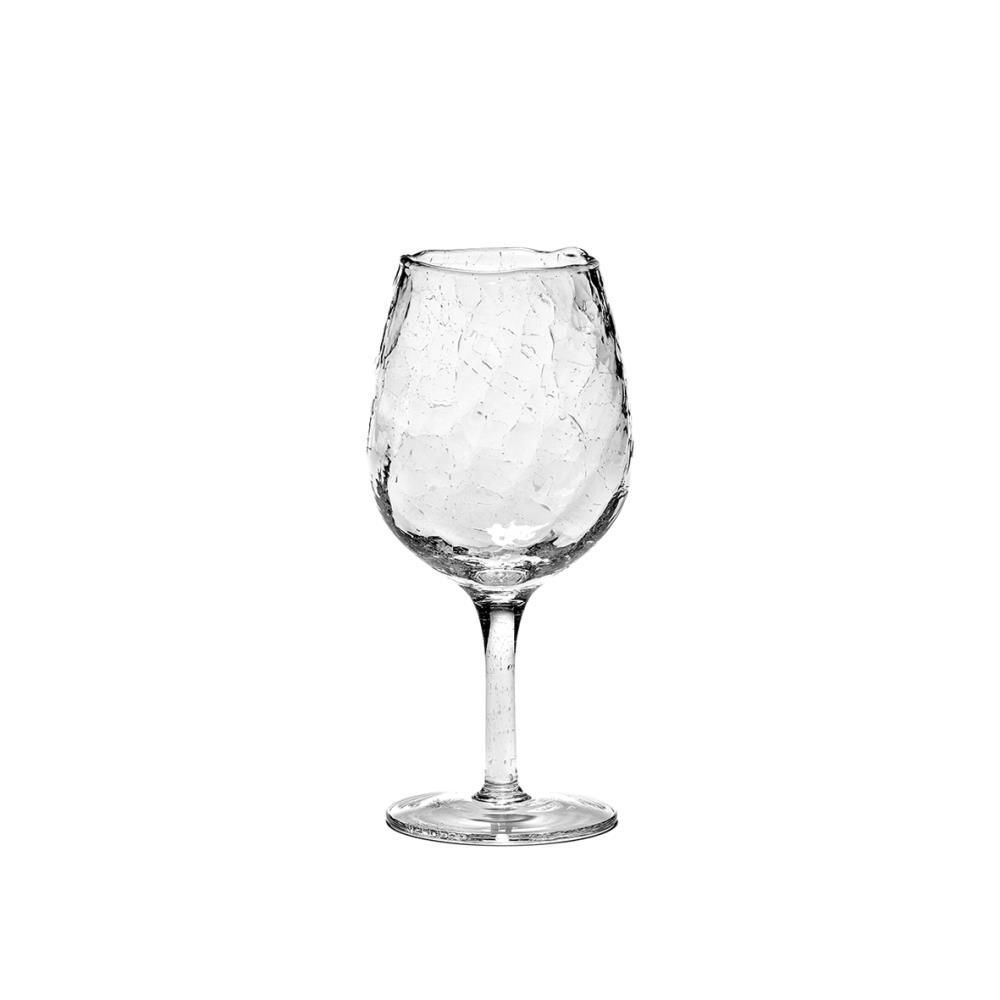 Бокал Wine Low SEMPRE стекло/clear/crackle 95х95х200h