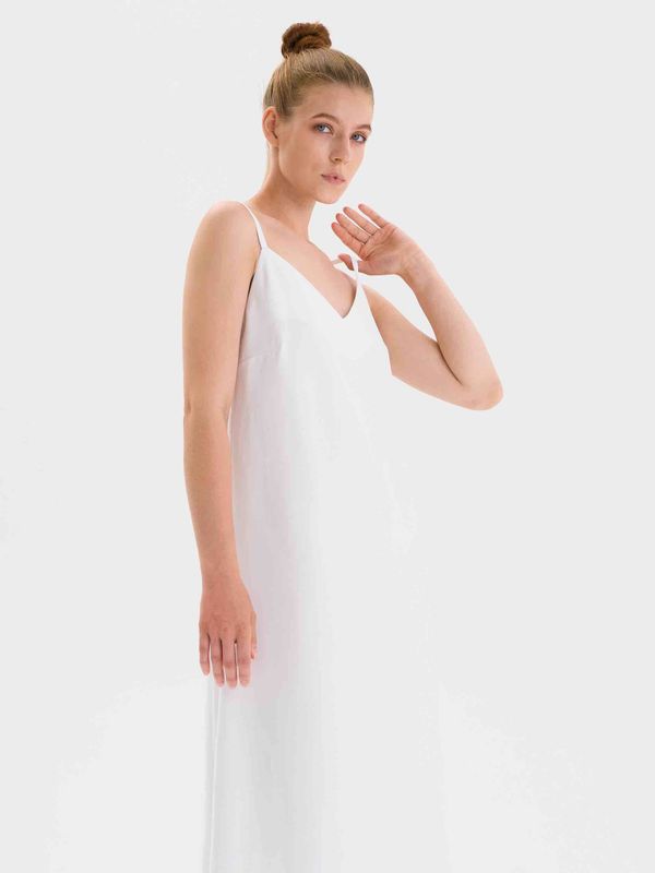 Платье-комбинация Белое - фото 12