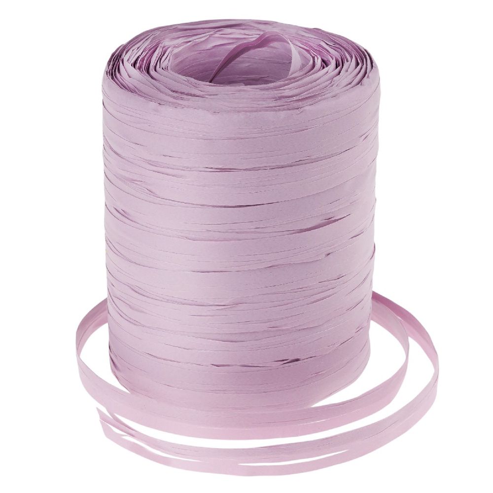 Рафия искусственная 15ммx200м Лаванда