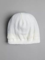 Шапка для девочки зимняя вязаная с помпоном