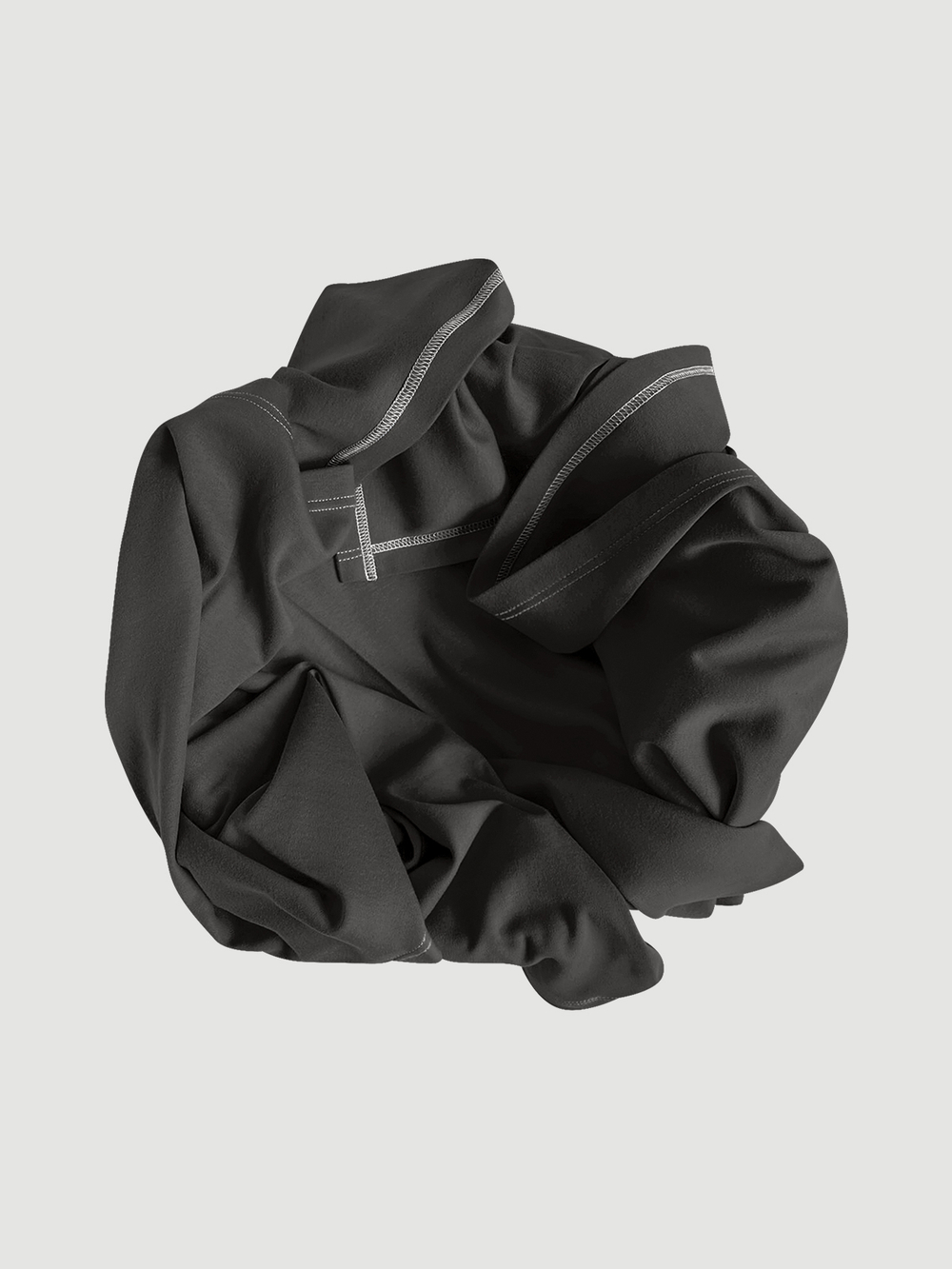 Плед-пелёнка Mjölk Графитовый серый