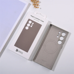 LEATHER CASE c MagSafe для Samsung S25