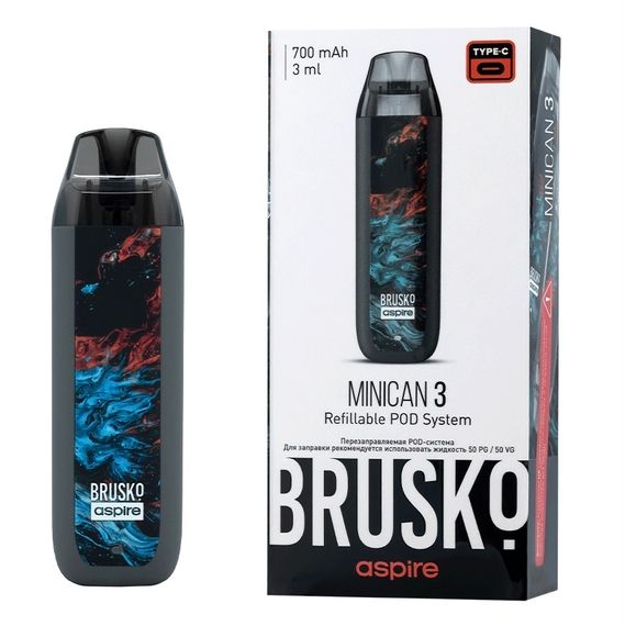 BRUSKO Minican 3 Gray Fluid