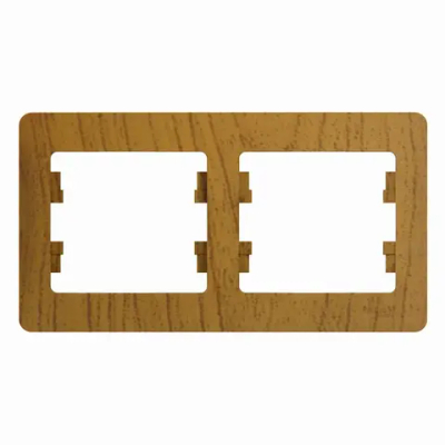 GLOSSA 2-постовая РАМКА, горизонтальная, ДУБ